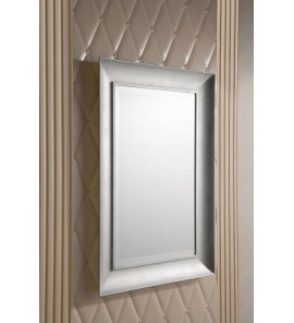 Gentry Home Liberty Lustro ścienne 90x65 cm wykończenie Silver 3109