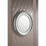 Gentry Home Moon Lustro ścienne ⌀ 75 cm wykończenie Silver leaf 3111