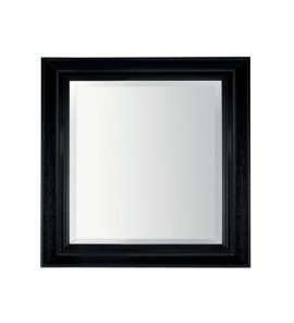 Gentry Home River Lustro ścienne 90x70 cm wykończenie Black mat lacquer 3104