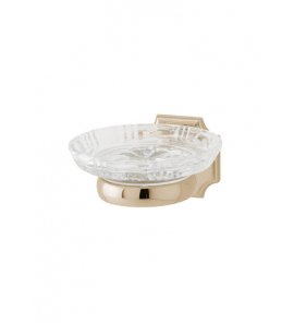 Gentry Home Regent Mydelniczka kryształowa z uchwytem ściennym Chrom 8440