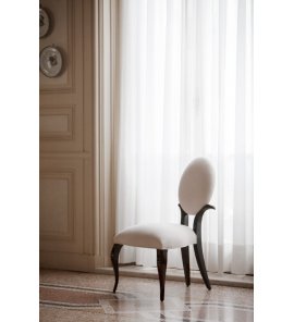 Gentry Home Sissy Fotel z litego mahoniu Havana 20-011