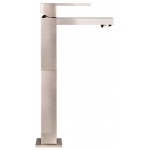 Gessi Rettangolo Bateria umywalkowa jednootworowa wysoka bez korka stainless steel 11922.149