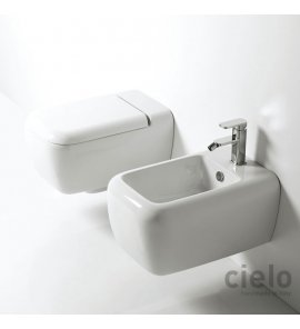 Cielo Shui Bidet wiszący 36x55 cm biały SHBSB