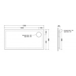      Flaminia Simple Lustro ścienne 120x60 NDS120D WYPRZEDAŻ MAGAZYNOWA!!