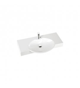 Marmorin Carme 98 Umywalka meblowa/nablatowa 98x55x15 cm Biały P_U_012_01_0980 