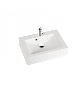 Marmorin Ceto 60 Umywalka meblowa/nablatowa/wisząca 60x43x15 cm Biały P_U_015_01_0600