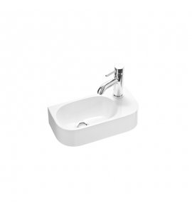 Marmorin Elara 2 Umywalka nablatowa/meblowa/wisząca 40x20x10 cm Biały P_U_026_02_0400 
