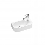 Marmorin Elara 2 Umywalka nablatowa/meblowa/wisząca 40x20x10 cm Biały P_U_026_02_0400 