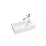 Marmorin Elara 3 Umywalka nablatowa/meblowa/wisząca 40x20x10 cm Biały P_U_026_03_0400