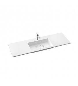 Marmorin Lira 120 Umywalka meblowa/wpuszczana w blat 120,2x39x11,7 cm Biały P_U_054_06_1202