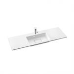 Marmorin Lira 120 Umywalka meblowa/wpuszczana w blat 120,2x39x11,7 cm Biały P_U_054_06_1202