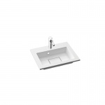      Marmorin Lira 50 Umywalka meblowa/wpuszczana w blat 50,2x39x11,7 cm Biały P_U_054_01_0502 WYPRZEDAŻ MAGAZYNOWA!!
