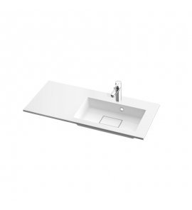 Marmorin Lira 900 P Umywalka meblowa/wpuszczana w blat 90,2x39x11,7 cm Biały P_U_054_05_0902 