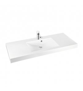 Marmorin Moira Bis 120 Umywalka meblowa/wpuszczana w blat 120x50x14,5 cm Biały P_U_059_05_1200