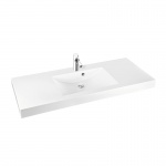 Marmorin Moira Bis 120 Umywalka meblowa/wpuszczana w blat 120x50x14,5 cm Biały P_U_059_05_1200