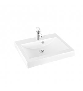 Marmorin Moira Bis 70 Umywalka meblowa/wpuszczana w blat 70x50x14,5 cm Biały P_U_059_02_0700
