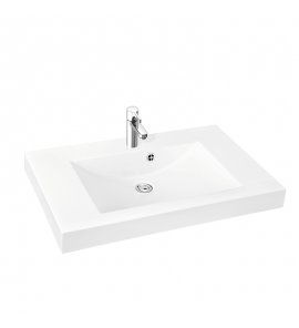 Marmorin Moira Bis 90 Umywalka meblowa/wpuszczana w blat 90x50x14 cm Biały P_U_059_04_0900