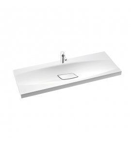 Marmorin Noel 120 Umywalka meblowa/wpuszczana w blat 120x45,11,2 cm Biały P_U_061_03_1200 
