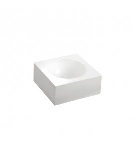 Marmorin Rea Umywalka meblowa/nablatowa 40x40x16,5 cm Biały P_U_072_02_0400