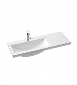 Marmorin Talia 90 L Umywalka meblowa/wpuszczana w blat 90x31x14 cm Biały P_U_078_02_0900