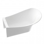 Marmorin Misa P Wanna narożna 155,3x91,6x81,2 cm Biały P_W_057_03_1553 