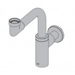 Alca PLAST Design Syfon umywalkowy metalowy małogabarytowy Ø32 chrom A403