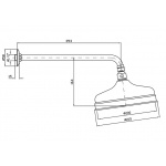 Zucchetti Deszczownica okrągła 215 mm chrom Z94191