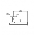 Zucchetti Pan/Pan+ Uchwyt na Papier Toaletowy chrom ZAC630
