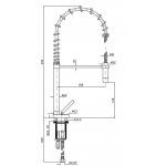 Zucchetti Isy Bateria Zlewozmywakowa chrom ZP1270