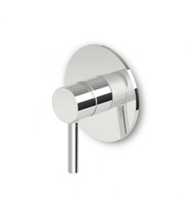Zucchetti Pan Bateria natryskowa jednouchwytowa podtynkowa element zewnętrzny chrom ZP6122