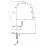 Zucchetti Pan Bateria zlewozmywakowa jednouchwytowa chrom ZP6285