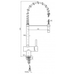 Zucchetti Pan Bateria zlewozmywakowa jednouchwytowa chrom ZP6286