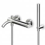 Zucchetti Simply Beautiful Bateria wannowo-natryskowa jednouchwytowa naścienna chrom ZSB139