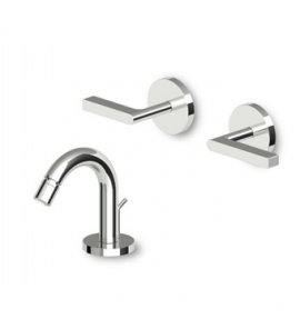 Zucchetti Simply Beautiful Bateria bidetowa podtynkowa elementy zewnętrzne chrom ZSB5737