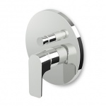 Zucchetti Wind Bateria Wannowo-natryskowa Jednouchwytowa Podtynkowa element zewnętrzny chrom ZWN096