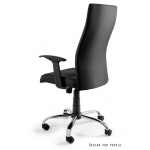Unique Black on Black fotel biurowy czarny W-93A-NL-4