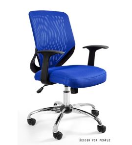Unique Mobi Fotel biurowy niebieski W-95-7