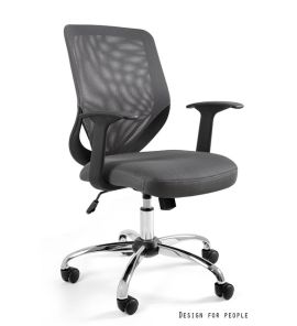 Unique Mobi Fotel biurowy szary W-95-8