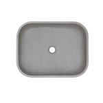 Alanad Galeras Umywalka kamienna prostokątna nablatowa 510x395 mm szary marmur KUN-005SZ