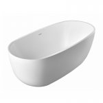 Alanad Otemma Wanna wolnostojąca 160x75 cm z przelewem szczelinowym biały AWW-006-160ZP WIETRZENIE MAGAZYNU 