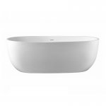 Alanad Otemma Wanna wolnostojąca 160x75 cm z przelewem szczelinowym biały AWW-006-160ZP WIETRZENIE MAGAZYNU 