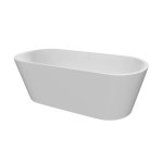 Alanad Rongbuk Evo Wanna wolnostojąca 137x75,5 cm z przelewem szczelinowym biały AWW-012-140ZP