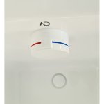 Alanad Upsala Wanna narożna lewa 150x75 cm z systemem napełniania przez przelew i regulacją temperatury wykończenie białym AWW-009-150NPP-L