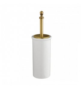 Allpe Perla Szczotka WC stojąca ceramiczna stare złoto PE120BR