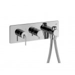 Alpi Allen Bateria prysznicowa podtynkowa z zestawem prysznicowym i przełącznikiem chrom AL98L863DCR