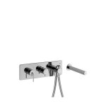 Alpi Allen Bateria wannowa podtynkowa z zestawem prysznicowym chrom AL98L863VDCR