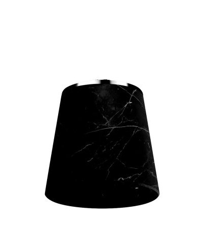 Alpi Fred Deszczownica regulowana chrom/marquinia black marble FDS01CRMNO