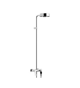Alpi Ginger Zestaw prysznicowy z deszczownicą Ø 190 mm na kolumnie Chrom GN 99RM2251CR