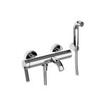 Alpi Gum Bateria wannowo-prysznicowa natynkowa z zestawem prysznicowym Chrom GUM 801CR