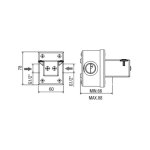 Alpi Gum Element podtynkowy baterii INC1 876
